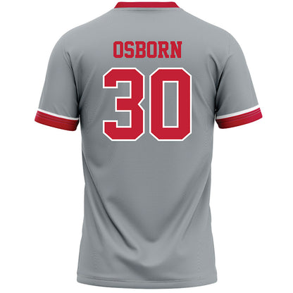 Ohio State - NCAA Women's Lacrosse : Issi Osborn - Grey Lacrosse Jersey -1