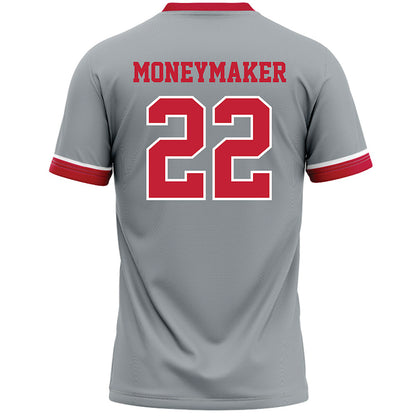 Ohio State - NCAA Women's Lacrosse : Lindsey Moneymaker - Grey Lacrosse Jersey -1