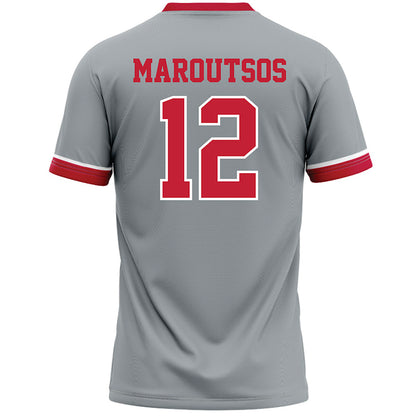Ohio State - NCAA Women's Lacrosse : Catie Maroutsos - Grey Lacrosse Jersey -1