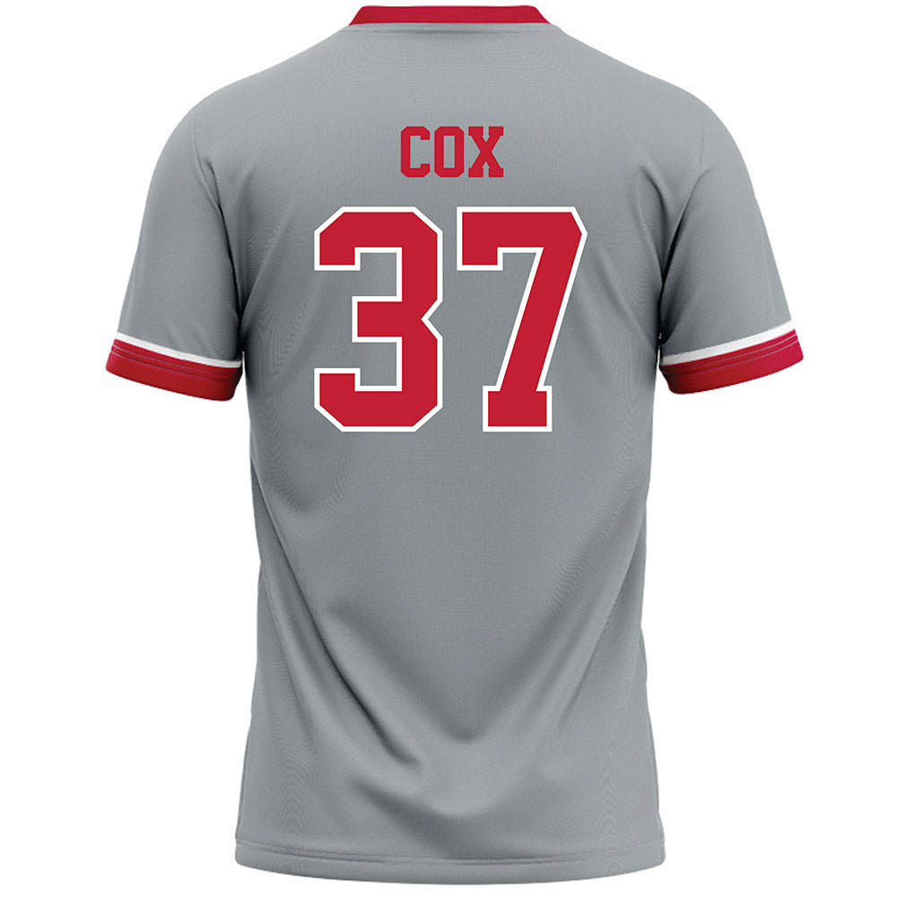 Ohio State - NCAA Women's Lacrosse : Ella Cox - Grey Lacrosse Jersey -1