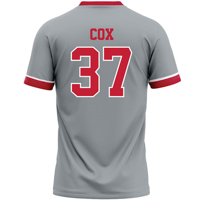 Ohio State - NCAA Women's Lacrosse : Ella Cox - Grey Lacrosse Jersey -1