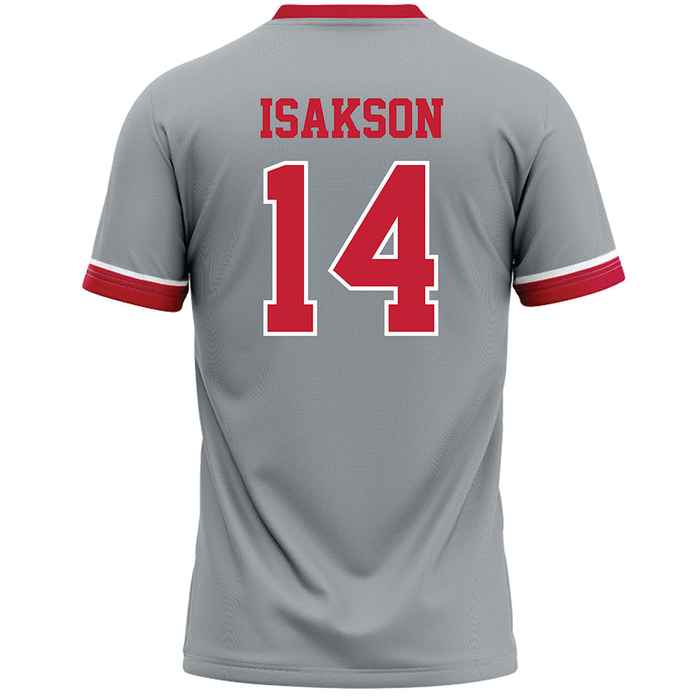 Ohio State - NCAA Women's Lacrosse : SK Isakson - Grey Lacrosse Jersey