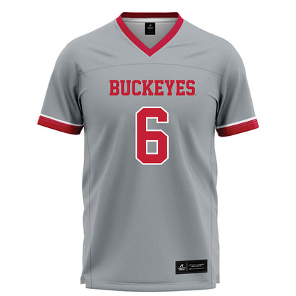 Ohio State - NCAA Women's Lacrosse : Maeve Simonds - Grey Lacrosse Jersey