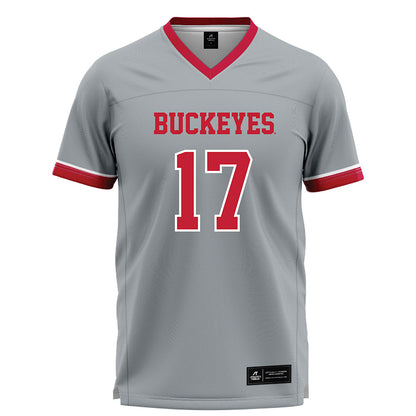 Ohio State - NCAA Women's Lacrosse : Chelsea Debevec - Grey Lacrosse Jersey
