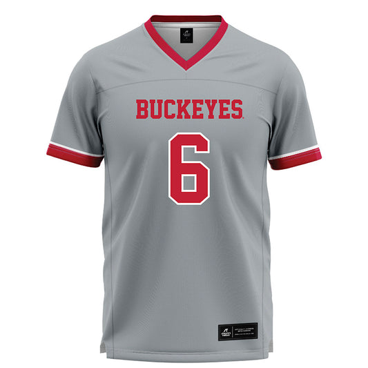Ohio State - NCAA Women's Lacrosse : Maeve Simonds - Grey Lacrosse Jersey