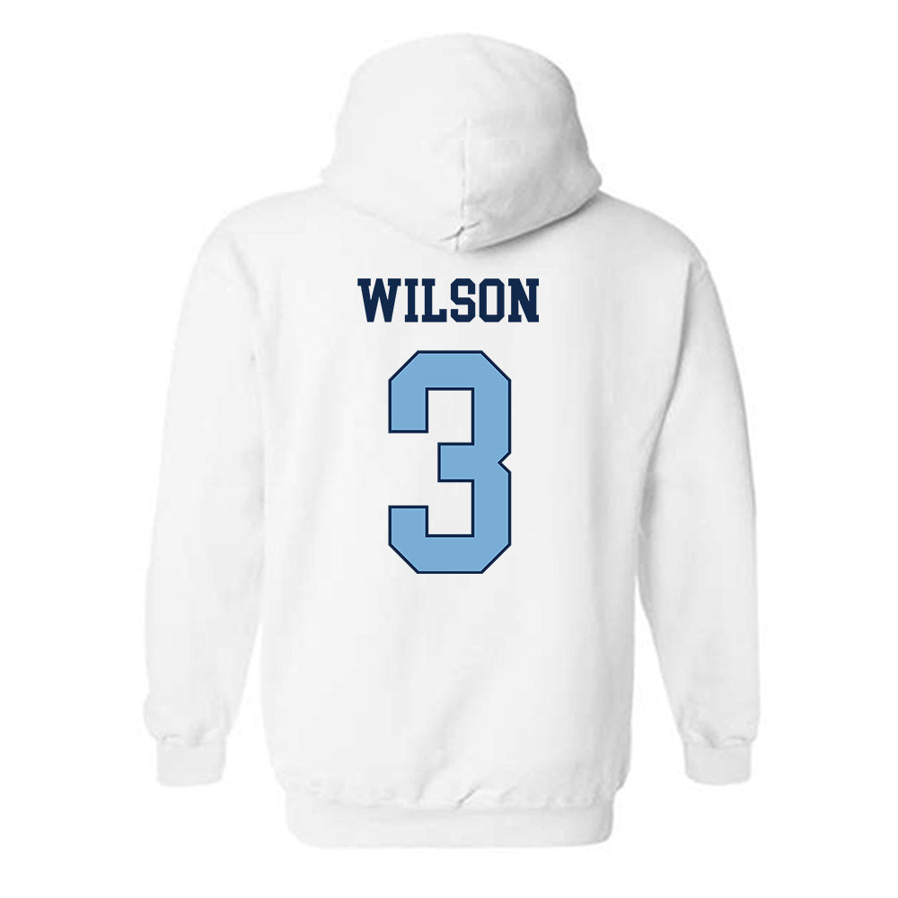 UNC - NCAA Men's Lacrosse : Brevin Wilson - Classic Shersey Hooded Sweatshirt-1