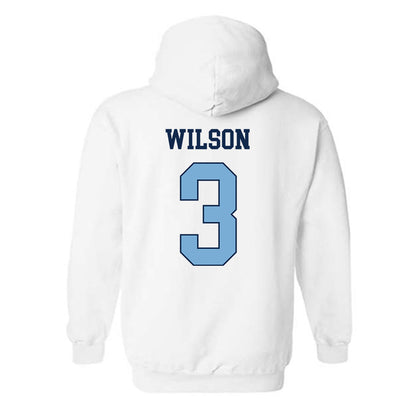 UNC - NCAA Men's Lacrosse : Brevin Wilson - Classic Shersey Hooded Sweatshirt-1