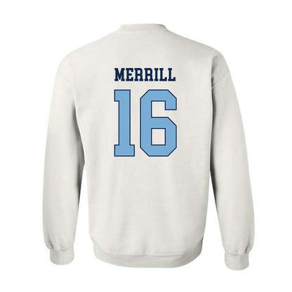 UNC - NCAA Men's Lacrosse : Gary Merrill - Classic Shersey Crewneck Sweatshirt-1