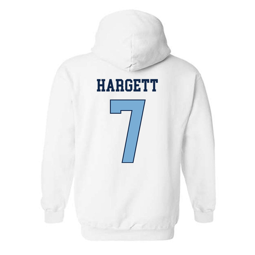 UNC - NCAA Baseball : Perry Hargett - Classic Shersey Hooded Sweatshirt-1