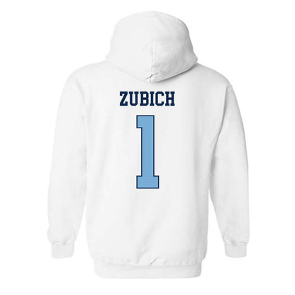 UNC - NCAA Women's Basketball : Jordan Zubich - Classic Shersey Hooded Sweatshirt-1
