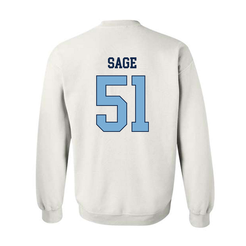 UNC - NCAA Men's Lacrosse : Nathan Sage - Classic Shersey Crewneck Sweatshirt-1