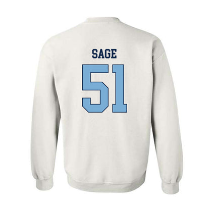 UNC - NCAA Men's Lacrosse : Nathan Sage - Classic Shersey Crewneck Sweatshirt-1