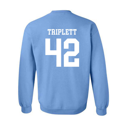 UNC - NCAA Football : Spencer Triplett - Classic Shersey Crewneck Sweatshirt-1