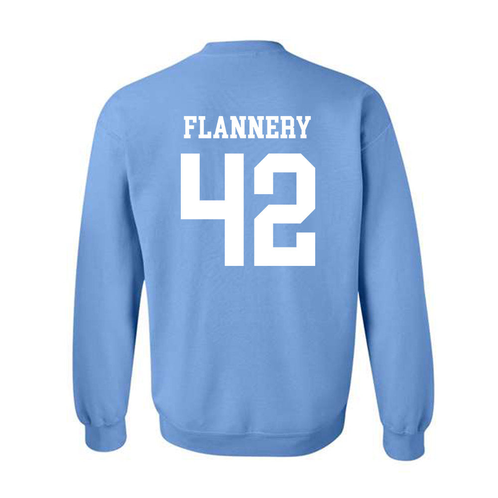 UNC - NCAA Baseball : Boston Flannery - Classic Shersey Crewneck Sweatshirt-1