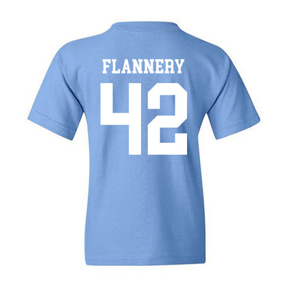 UNC - NCAA Baseball : Boston Flannery - Classic Shersey Youth T-Shirt-1