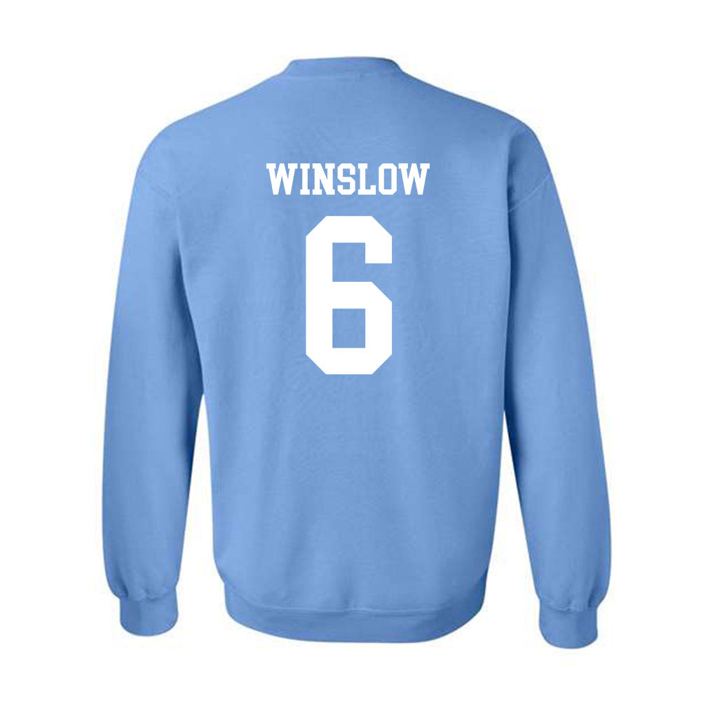 UNC - NCAA Baseball : Macon Winslow - Classic Shersey Crewneck Sweatshirt-1