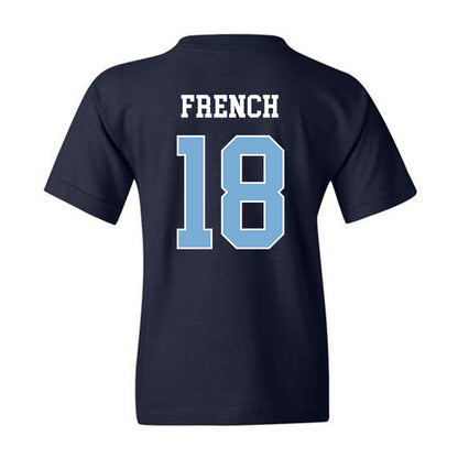 UNC - NCAA Baseball : Carter French - Classic Shersey Youth T-Shirt