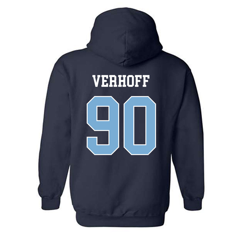UNC - NCAA Football : Rece Verhoff - Classic Shersey Hooded Sweatshirt-1