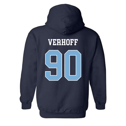 UNC - NCAA Football : Rece Verhoff - Classic Shersey Hooded Sweatshirt-1
