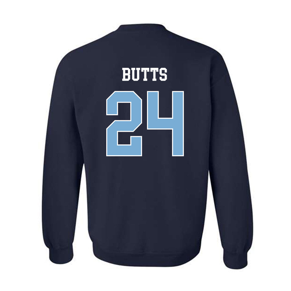UNC - NCAA Football : Javion Butts - Classic Shersey Crewneck Sweatshirt-1