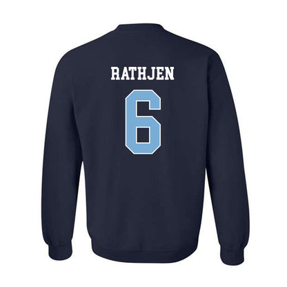 UNC - NCAA Women's Lacrosse : Charlotte Rathjen - Classic Shersey Crewneck Sweatshirt-1