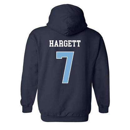 UNC - NCAA Baseball : Perry Hargett - Classic Shersey Hooded Sweatshirt-1