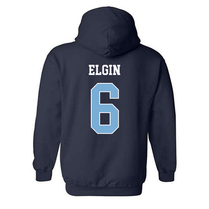 UNC - NCAA Women's Soccer : Emerson Elgin - Classic Shersey Hooded Sweatshirt-1