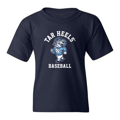 UNC - NCAA Baseball : Carter French - Classic Shersey Youth T-Shirt