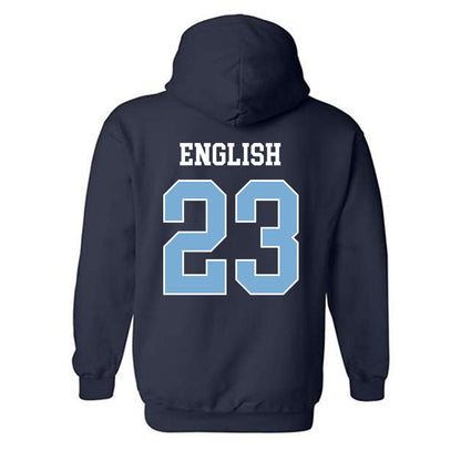 UNC - NCAA Men's Lacrosse : Ty English - Classic Shersey Hooded Sweatshirt