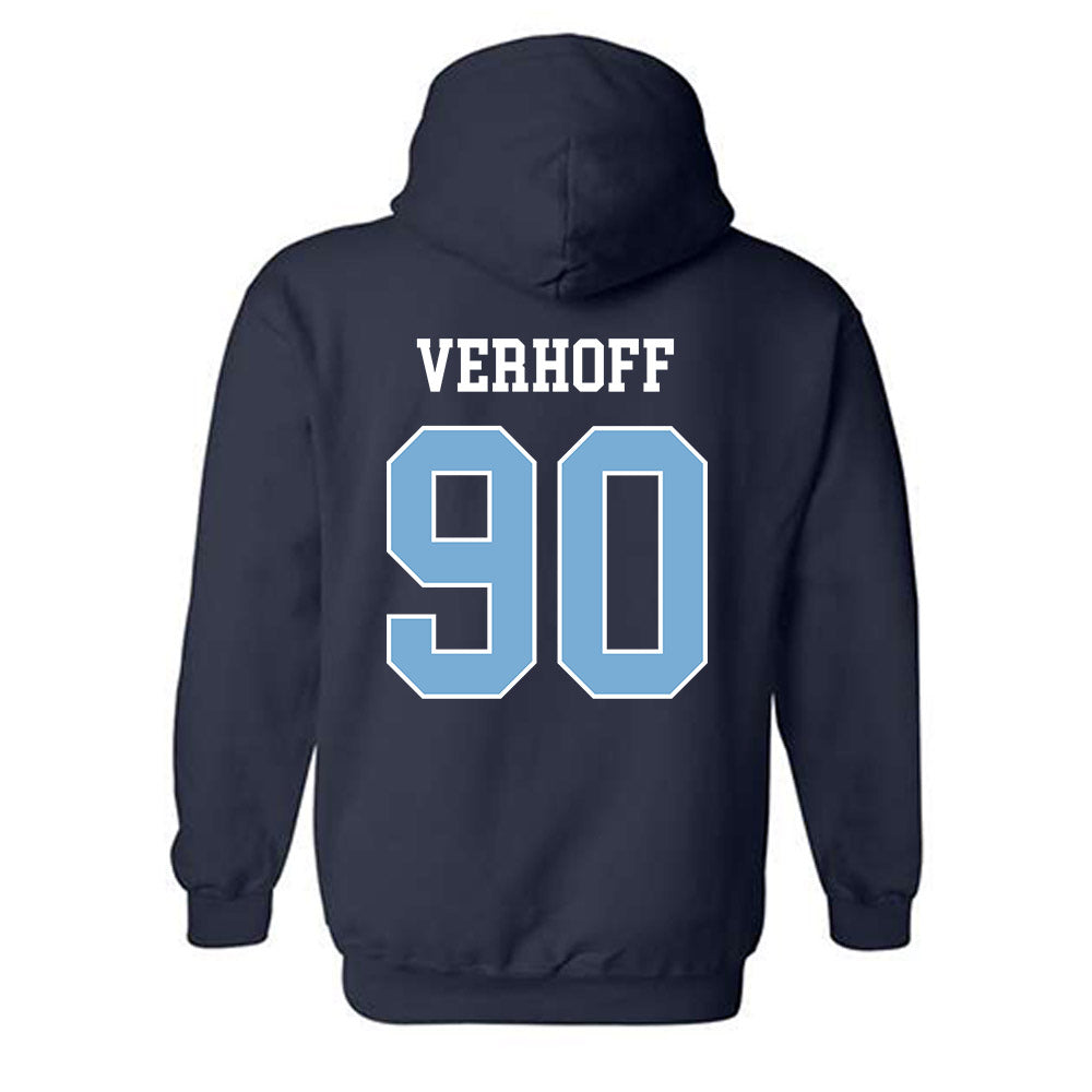 UNC - NCAA Football : Rece Verhoff - Classic Shersey Hooded Sweatshirt-1
