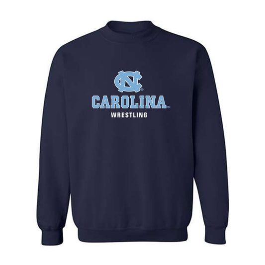 UNC - NCAA Wrestling : Luke Simcox - Classic Shersey Crewneck Sweatshirt-0