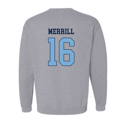 UNC - NCAA Men's Lacrosse : Gary Merrill - Classic Shersey Crewneck Sweatshirt-1