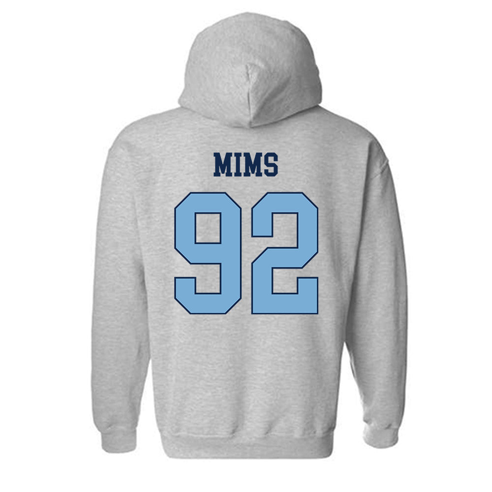 UNC - NCAA Football : CJ Mims - Classic Shersey Hooded Sweatshirt-1