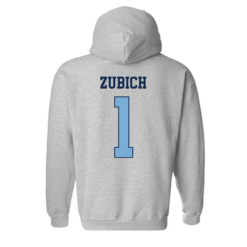 UNC - NCAA Women's Basketball : Jordan Zubich - Classic Shersey Hooded Sweatshirt-1