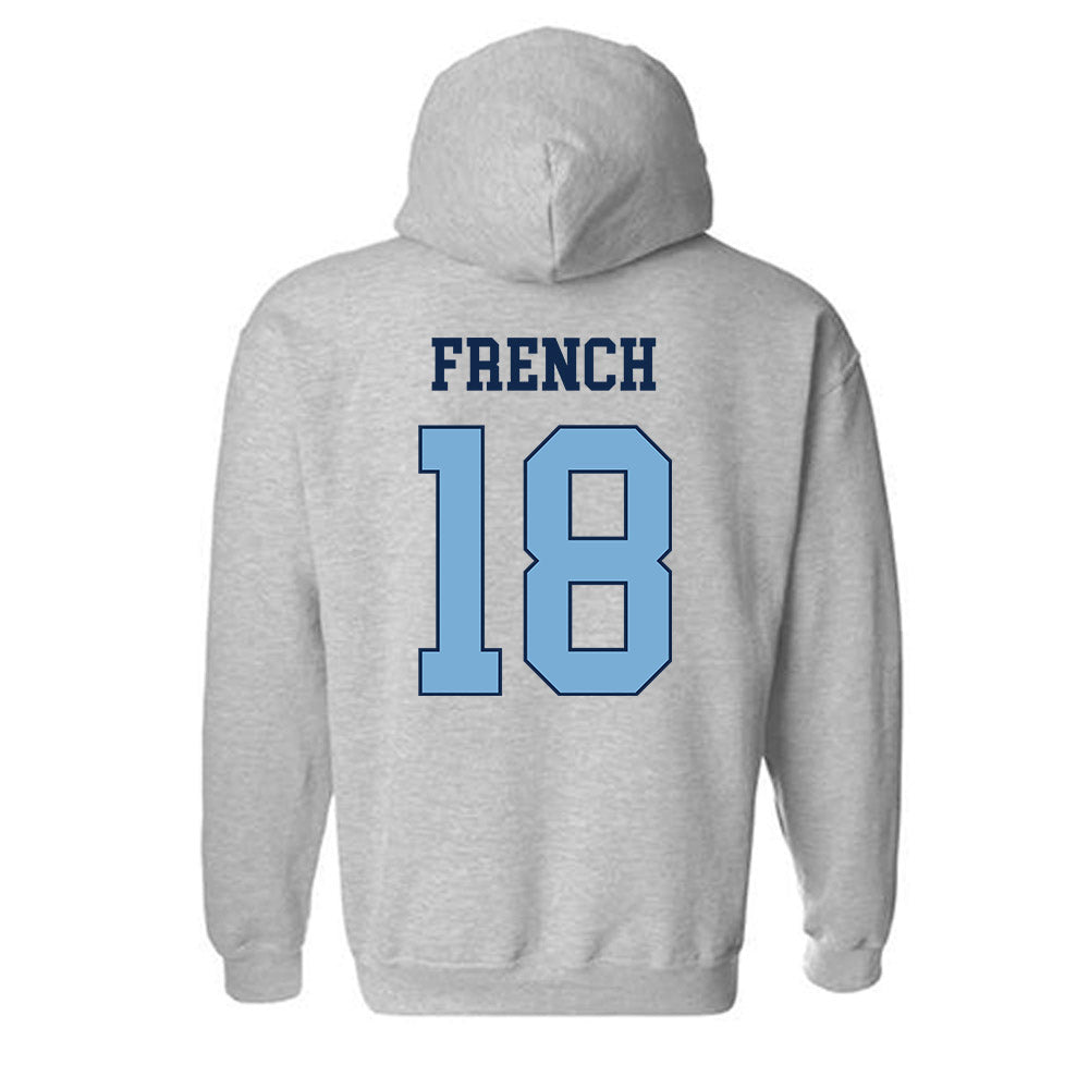 UNC - NCAA Baseball : Carter French - Classic Shersey Hooded Sweatshirt