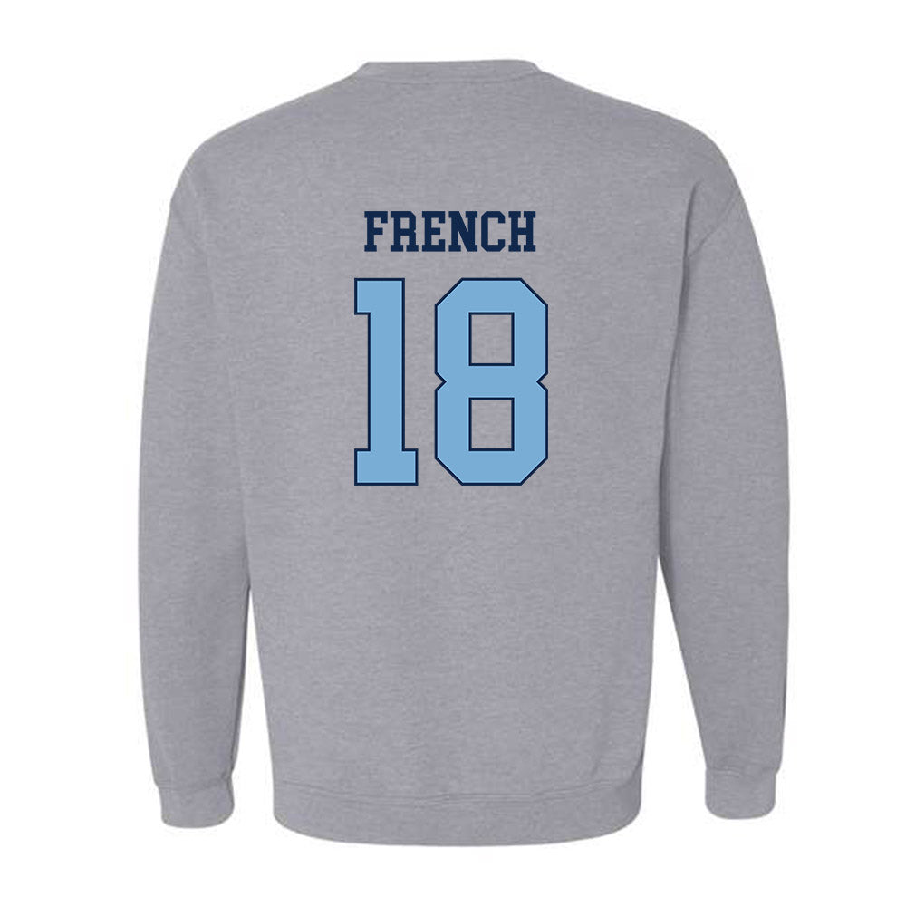 UNC - NCAA Baseball : Carter French - Classic Shersey Crewneck Sweatshirt