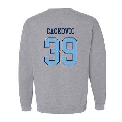 UNC - NCAA Baseball : Jake Cackovic - Classic Shersey Crewneck Sweatshirt-1
