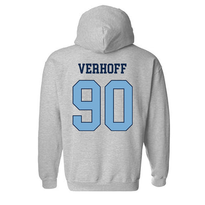 UNC - NCAA Football : Rece Verhoff - Classic Shersey Hooded Sweatshirt-1