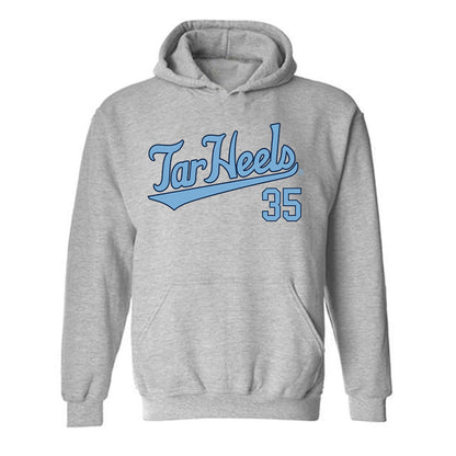 UNC - NCAA Baseball : Jackson Rose - Classic Shersey Hooded Sweatshirt-0