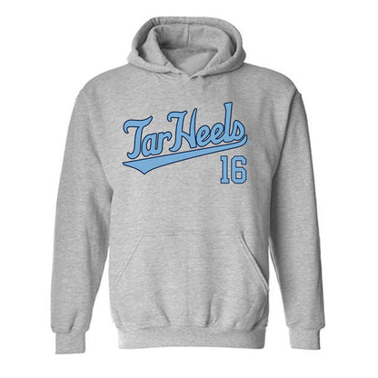 UNC - NCAA Baseball : Kyle Percival - Classic Shersey Hooded Sweatshirt