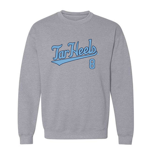 UNC - NCAA Baseball : Owen Hull - Classic Shersey Crewneck Sweatshirt-0