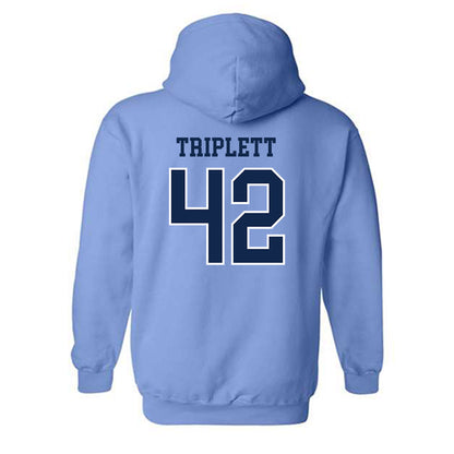 UNC - NCAA Football : Spencer Triplett - Classic Shersey Hooded Sweatshirt-1