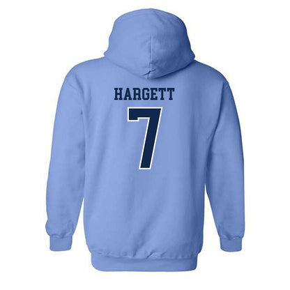 UNC - NCAA Baseball : Perry Hargett - Classic Shersey Hooded Sweatshirt-1