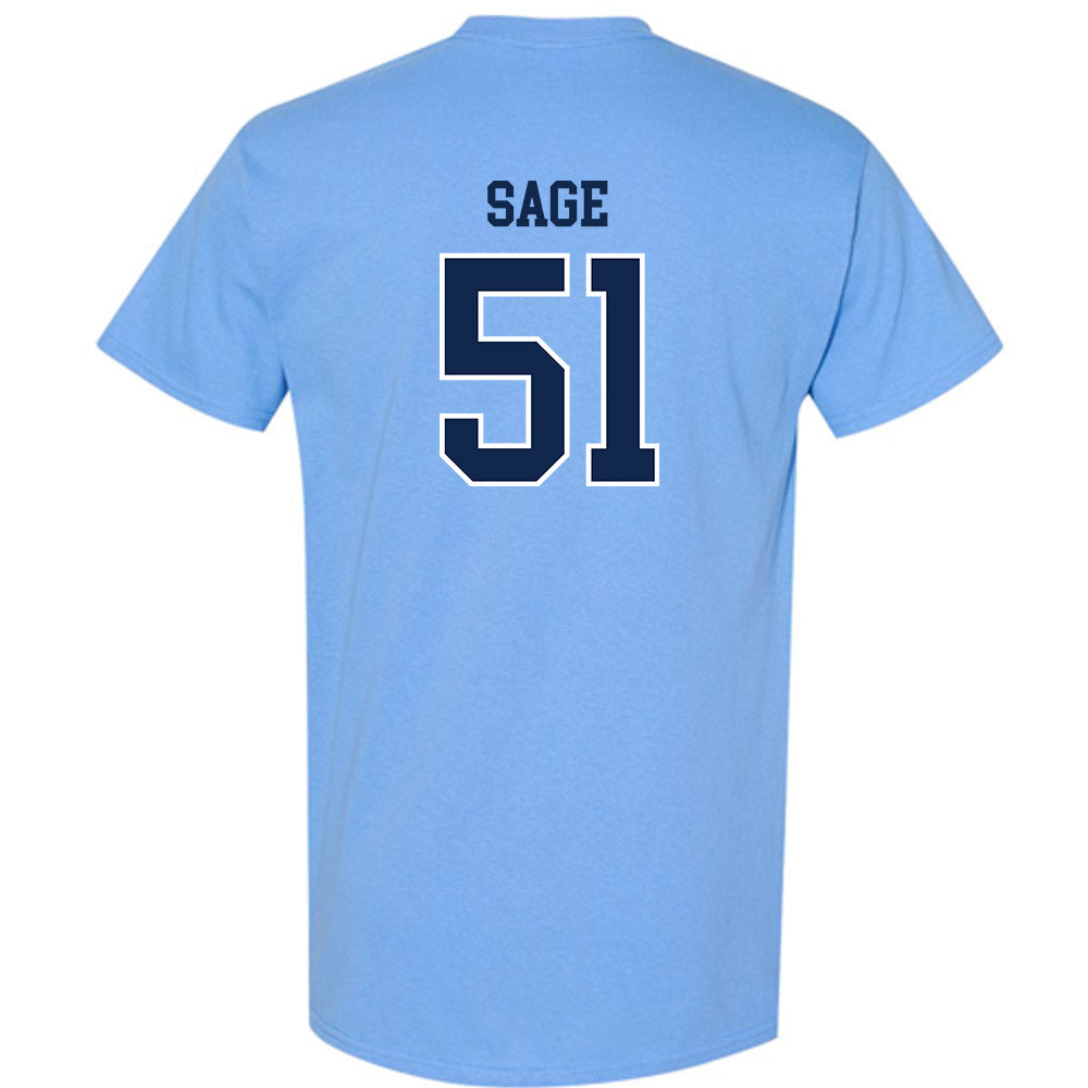 UNC - NCAA Men's Lacrosse : Nathan Sage - Classic Shersey T-Shirt-1