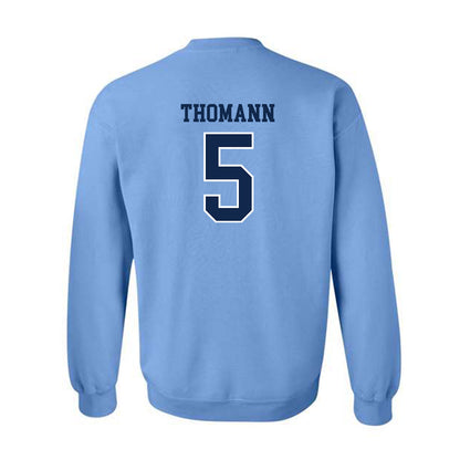 UNC - NCAA Men's Lacrosse : Peter Thomann - Classic Shersey Crewneck Sweatshirt