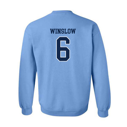 UNC - NCAA Baseball : Macon Winslow - Classic Shersey Crewneck Sweatshirt-1