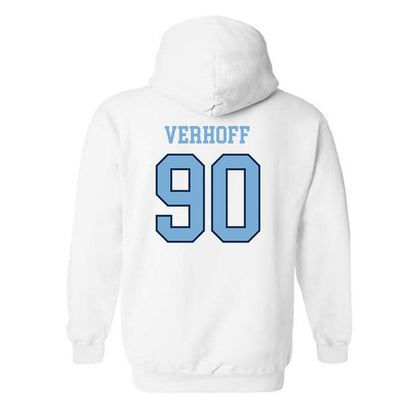 UNC - NCAA Football : Rece Verhoff - Classic Shersey Hooded Sweatshirt-1