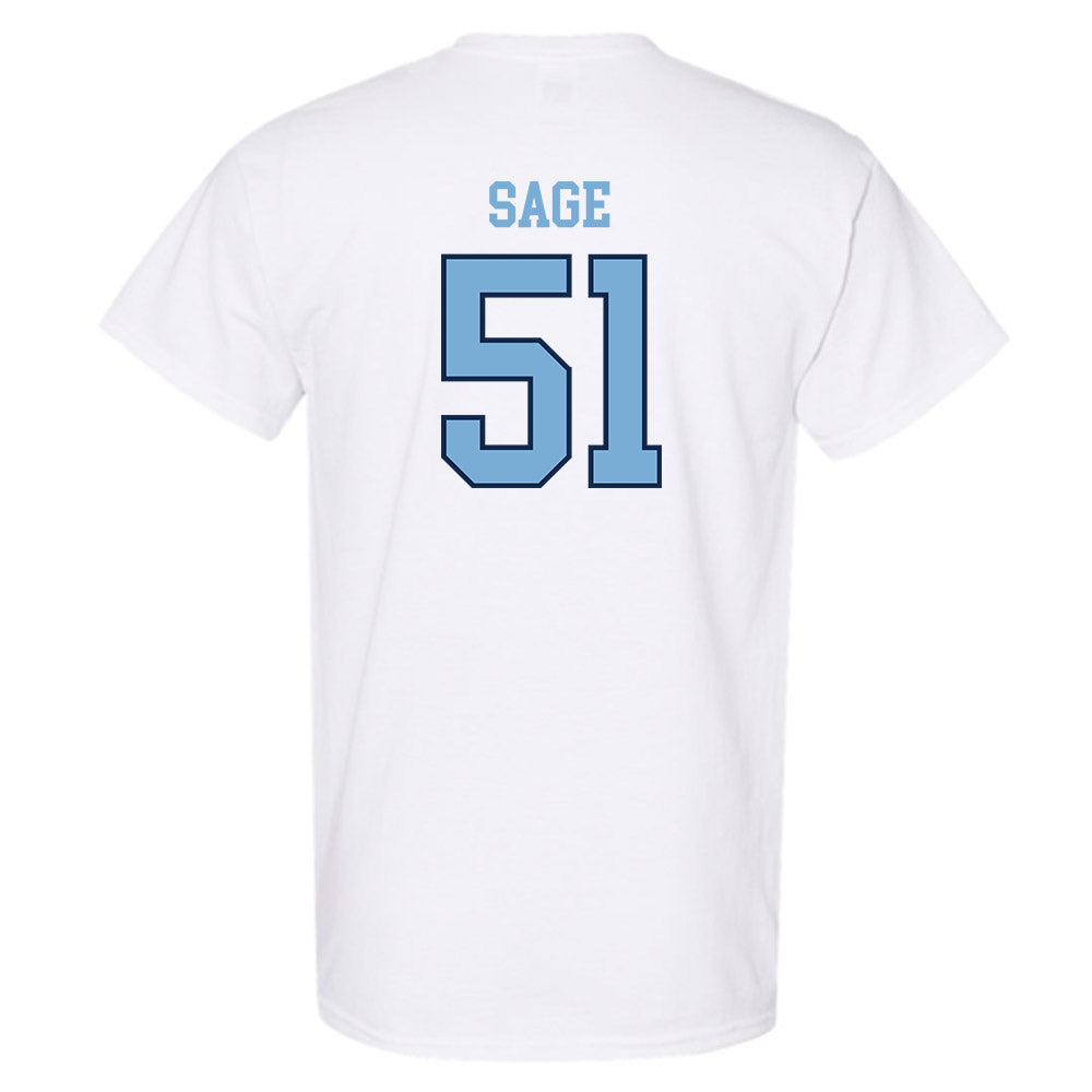 UNC - NCAA Men's Lacrosse : Nathan Sage - Classic Shersey T-Shirt-1