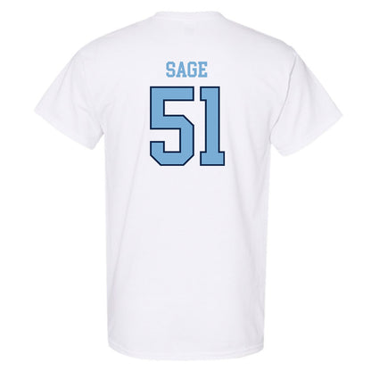 UNC - NCAA Men's Lacrosse : Nathan Sage - Classic Shersey T-Shirt-1