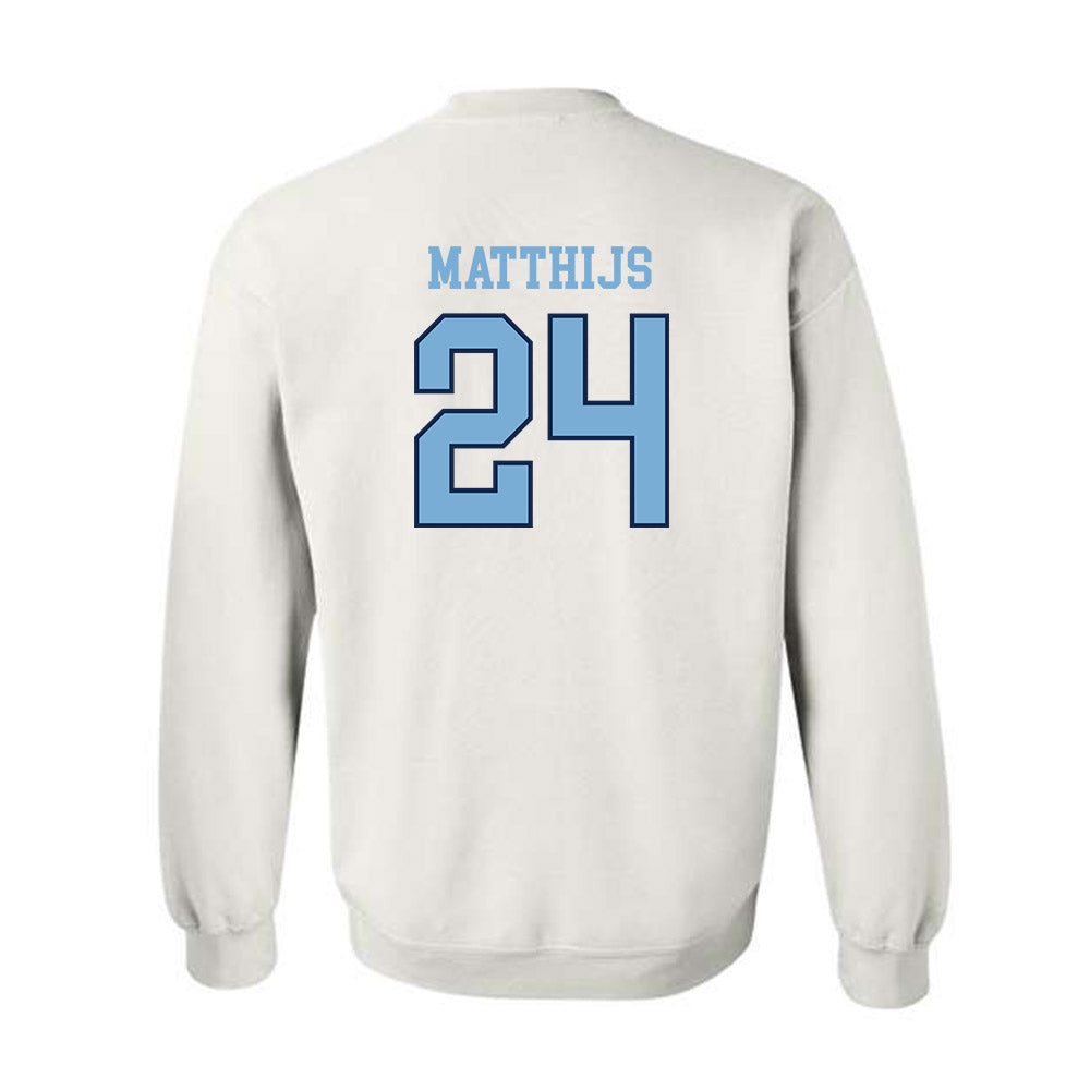 UNC - NCAA Baseball : Matthew Matthijs - Classic Shersey Crewneck Sweatshirt-1